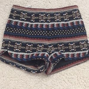 Forever 21 Aztec shorts